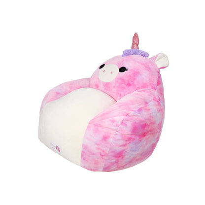 Official Lola Bean Bag Chair - 30 in Wide Kids Squishy Soft Chair, Purple