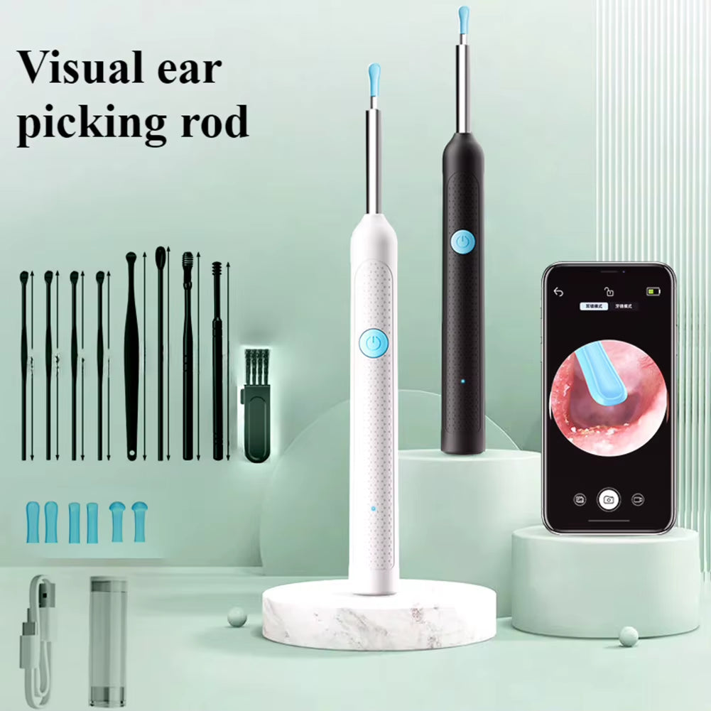 Smart Visual Ear Cleaner Set with Camera Otoscope Ear Cleaner Rechargeable Endoscope Earpick Health Care Set